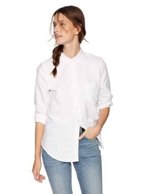 J. Crew White Oxford Shirt